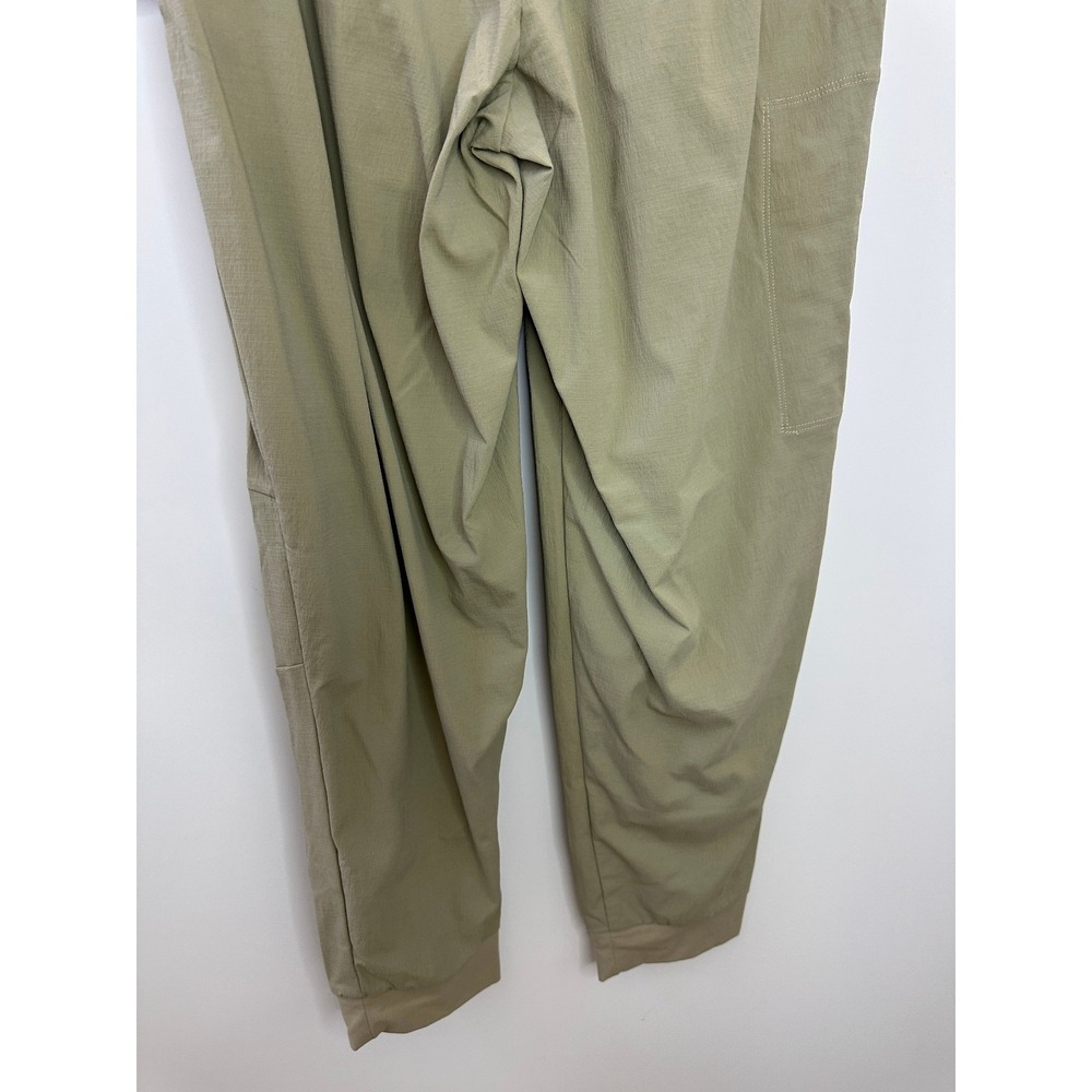 NWT Athleta Trekkie Relaxed Mid Rise Jogger Pants Flax Tan XS Ripstop Stretch - Picture 12 of 15